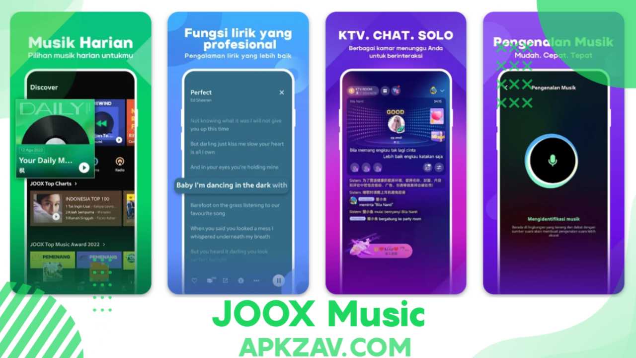joox musik Aplikasi Streaming Musik Online Android apkzav.com