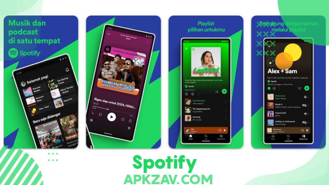 spotify Aplikasi Streaming Musik Online Android apkzav.com
